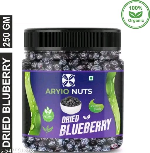 Organic Dried Blue Berries 250 gms