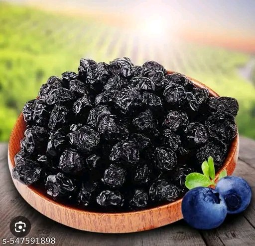 Organic Dried Blue Berries 250 gms - Image 2