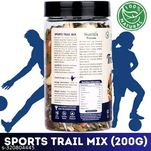 Nutritoz 7 in 1 Sports Trail Mix 200 gms - Image 4